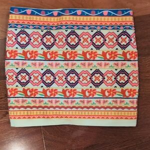 Harper Vibrant Geometric Mini Skirt